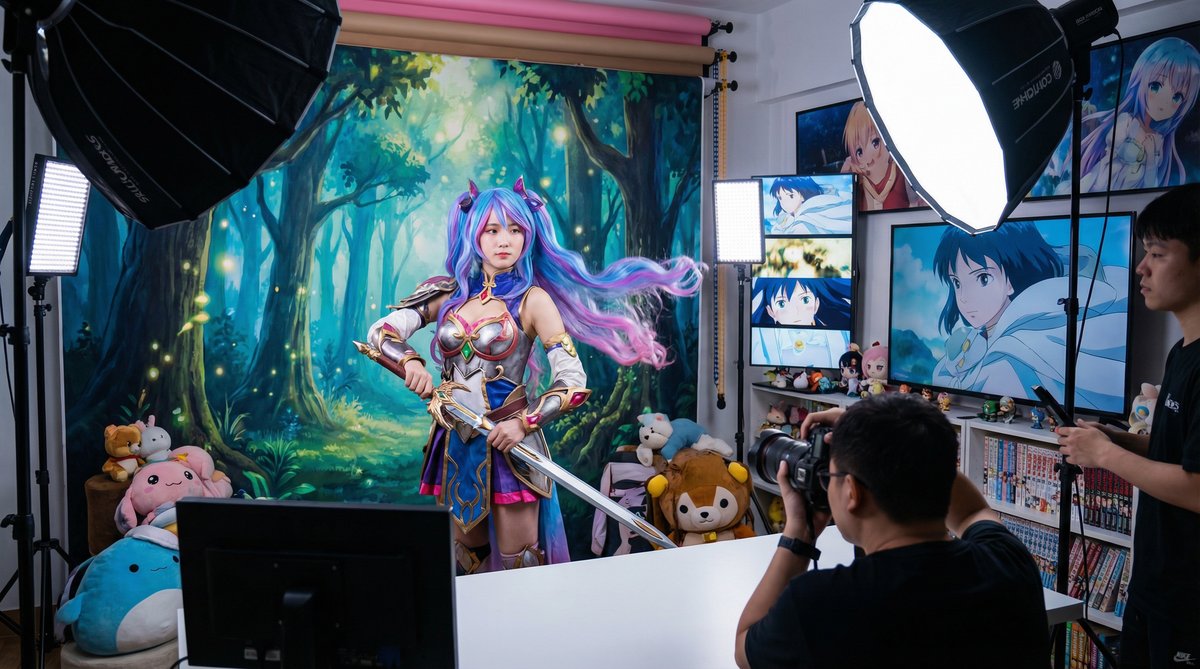 小小绘动漫cosplay
